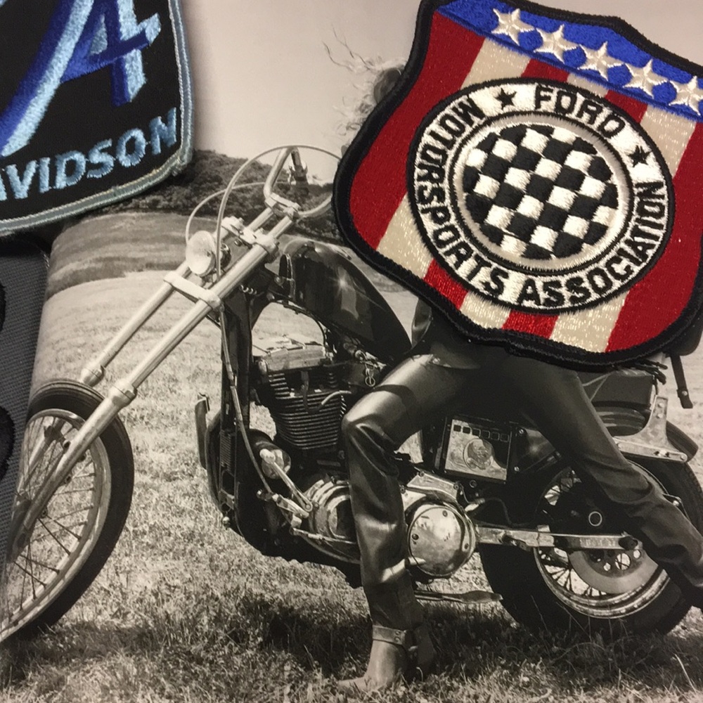 1970s HARLEY DAVIDSON PATCH and MORE LUV DATSON FORD 5 STAR ALL AMERICAN - Picture 3 of 13